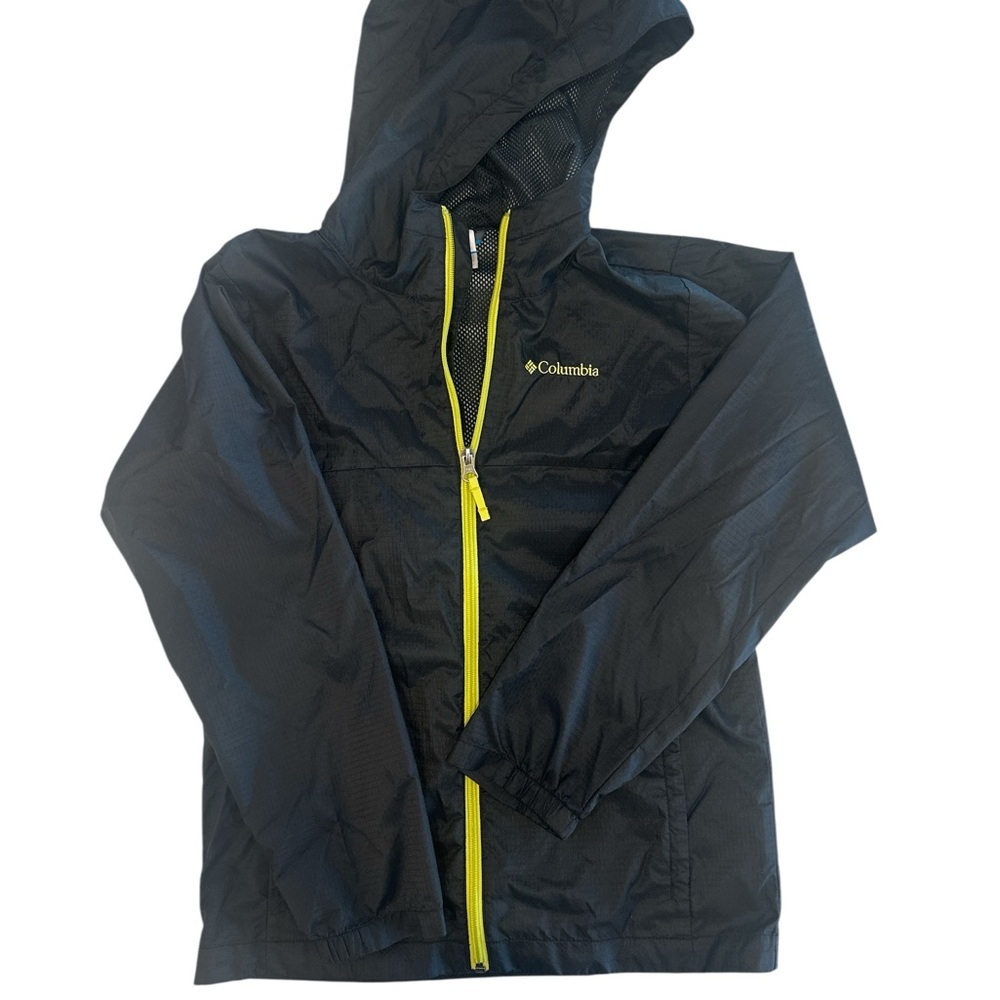 10/12 Columbia Black Jacket with Yellow Accents